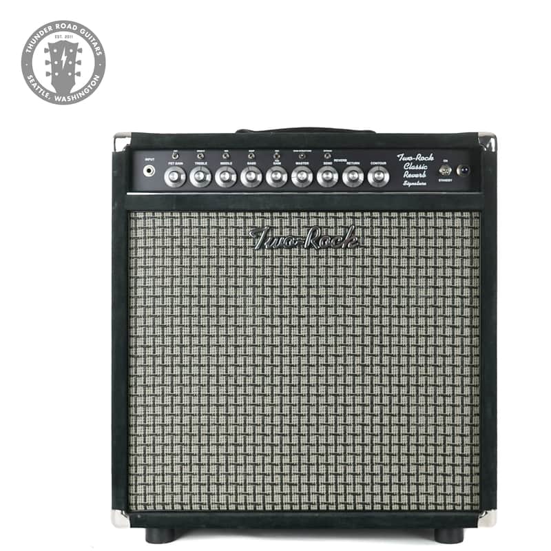 Used Two-Rock Classic Reverb Signature 40/20 Combo Black Suede / Large Check Grill image 1