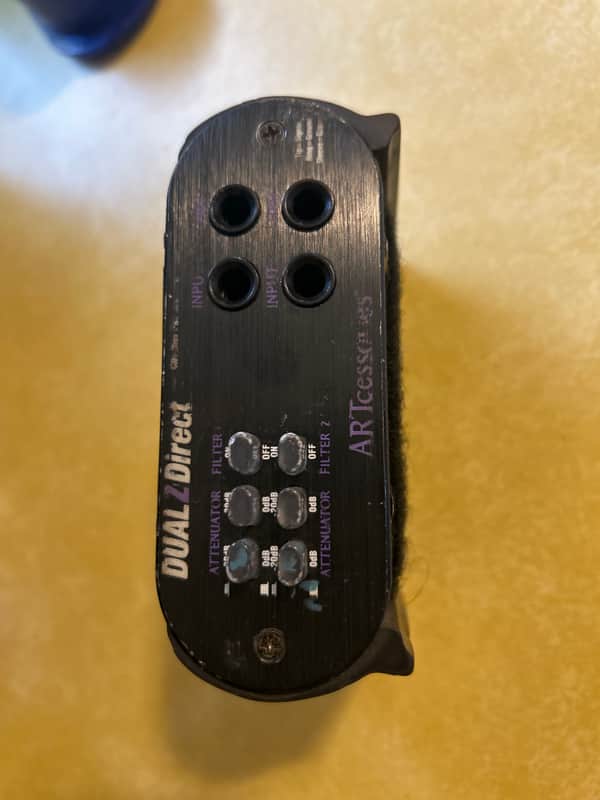 ART DualZDirect Dual Professional Passive Direct Box 2010 - Present - Black image 1