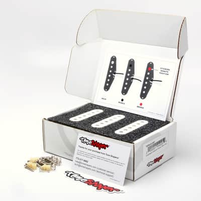 Loaded Toneshaper Stratocaster Pickguard, Harness - 4 Pickguard Colors - 2 Harness Choices image 2