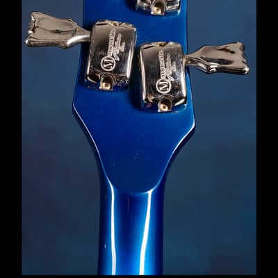 Mosrite 'Custom' Ventures Bass 1966 Metallic Blue Floral image 11