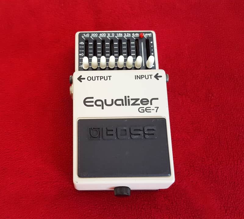Boss GE-7 Equalizer (Black Label) MIJ 1980's Vintage - Grey image 1
