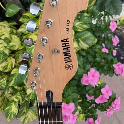 Yamaha EG 112-Black-Strat Style- Electric Guitar image 5
