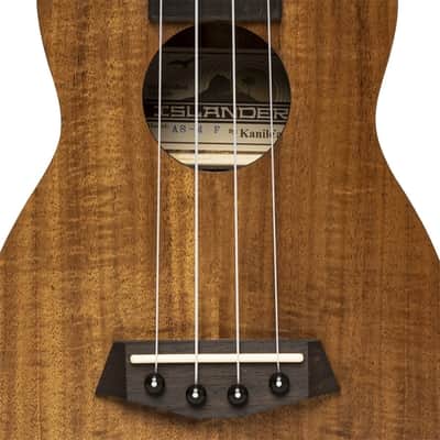 Islander AS-4 FLAMED Flamed Acacia Top Okume Neck Traditional 4-String Acoustic Soprano Ukulele image 4