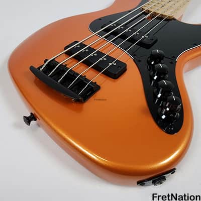 Nordstrand Audio Nordy vJ5 5-String Bass Tangerine Metallic Big Singles 2B PreOwned 11.60lbs # 293 image 6