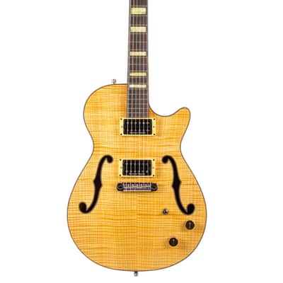 New Gretsch Custom Shop Henrichsen Masterbuilt True Timbre G6128-CS '55 Flame Maple Oil Finish w/Tortoise Binding #UC25023845 image 5