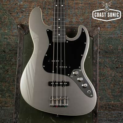 2010 Fender Aerodyne Jazz Bass PJ Made in Japan - Dolphin Grey w/ Matching Headstock image 5