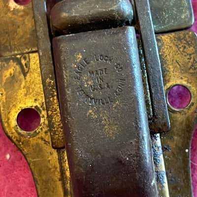vintage Eagle case latch for 1950's 1960's Fender Gibson Lifton Geib guitar case 1959 Les Paul standard image 5