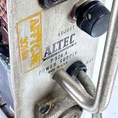 Altec Lansing 526A Power Supply for Altec Tube Microphone M-20 image 4