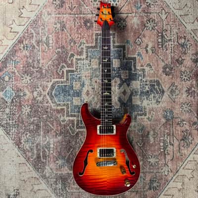 2018 PRS Private Stock #7439 Hollowbody II Dragon’s Breath Glow Custom Electric Guitar W/ Original Hardshell Case & Paperwork! image 5
