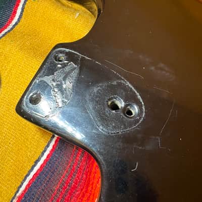 Fender Stratocaster body 1976 - Black image 5