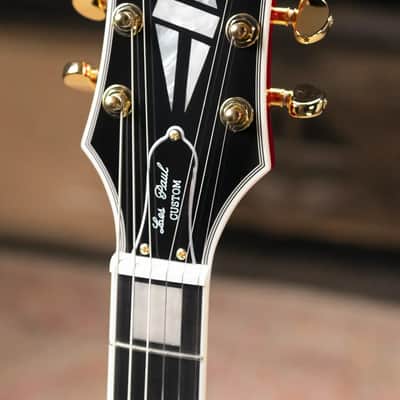 Epiphone Les Paul Custom Electric Guitar - Heritage Cherry Sunburst with Gig Bag image 5