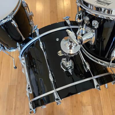 Drum Kits - Yamaha Recording Custom 14x24 9x13 15x16 (Solid Black) image 5