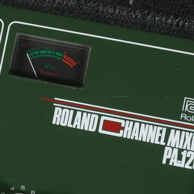 Roland PA-120 vintage 8-channel mixer with RE-201 spring reverb (serviced) imagen 8