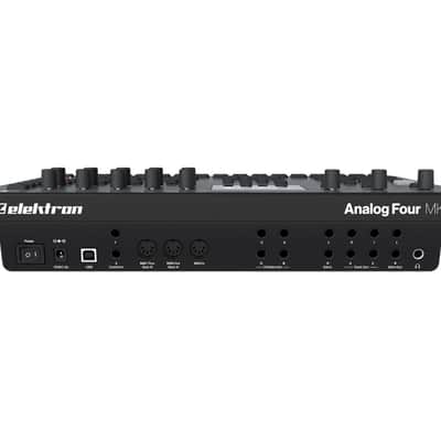 Elektron Analog Four MKII Synthesizer + Groovebox (Black) image 3