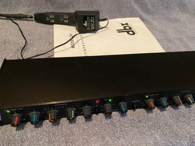 dbx Project 1 Compressor Gate 266 - Black image 1
