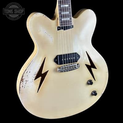 Rock N Roll Relics Lightning Jr Nicotine White Medium Aging w/case image 4