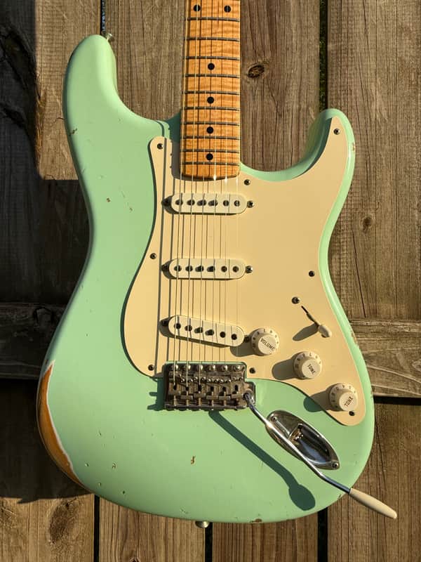 Fender Custom Shop '56 Reissue Stratocaster Relic AAA Flame Maple Neck image 1