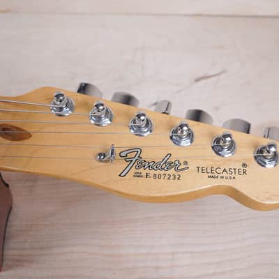 Fender American Standard Telecaster 1989 Gunmetal Blue Vintage USA w/ Hard Case image 5