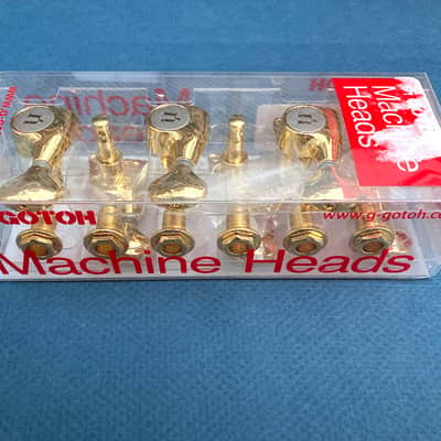 Natasha Guitars 1:18 Gold Tuner Set 3L x 3R • Removed from brand-new Natasha OM7 to replace with 1:21 Gotohs • FREE ship! image 14