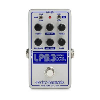 Electro-Harmonix LPB-3 Analogue Linear Power Booster & EQ Effects Pedal image 1