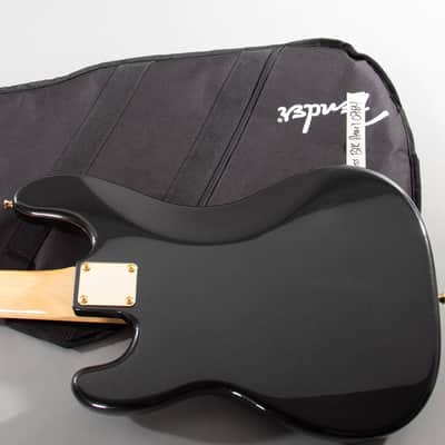 2025 Fender MIJ Japan Traditional 60s Precision P Bass Black Pearl Matching Headstock Gig Bag image 7