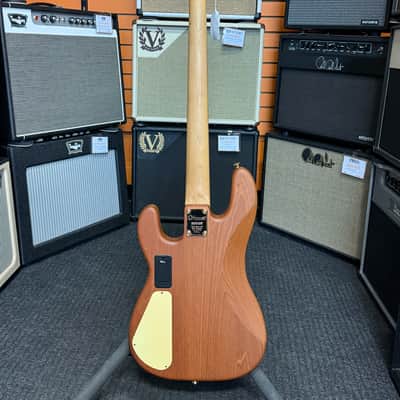 Charvel Pro-Mod San Dimas Bass PJ IV, natural mahogany finish without case - Open Box image 2
