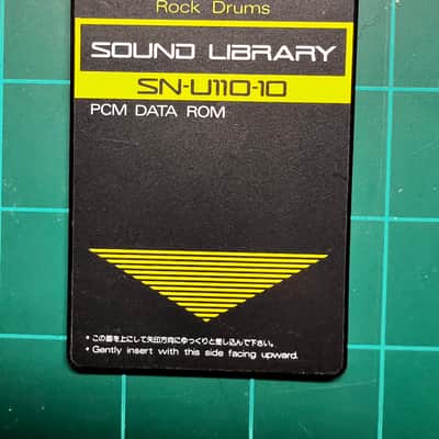 Roland SN-U110-10 Sound Library Rock Drums PCM Data ROM Card