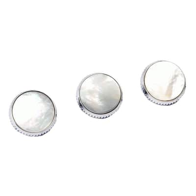Beige Shell Inlay Trumpet Finger Buttons For Trumpet Replacement 3 Pcs image 2