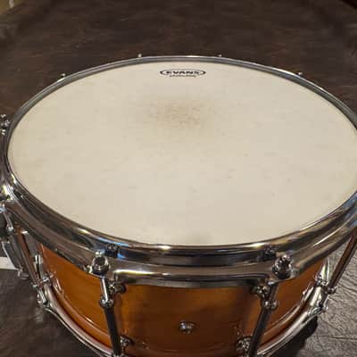 Pork Pie USA Custom 7x14 Bubinga / Cherry Snare image 7