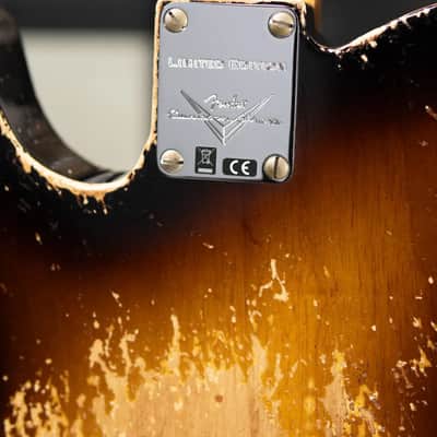 Fender Custom Shop Limited Edition 1950 Double Esquire Electric Guitar - Wide Fade 2-Color Sunburst with Hardshell Case - Used image 17