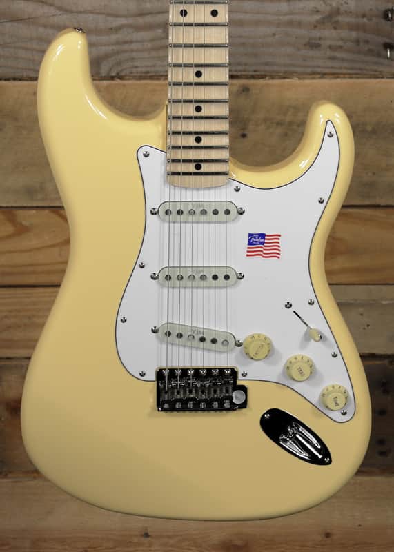 Fender Yngwie Malmsteen Stratocaster Electric Guitar Vintage White w/ Case "Mint Condition" image 1
