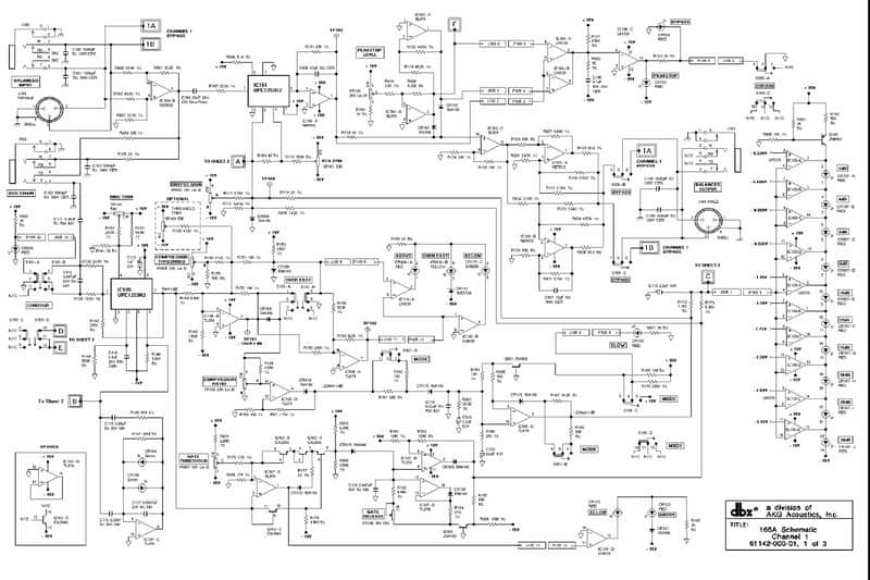 dbx 165A Schematic image 1