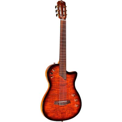 Cordoba Stage Nylon-String Electric Guitar Regular Edge Burst image 3