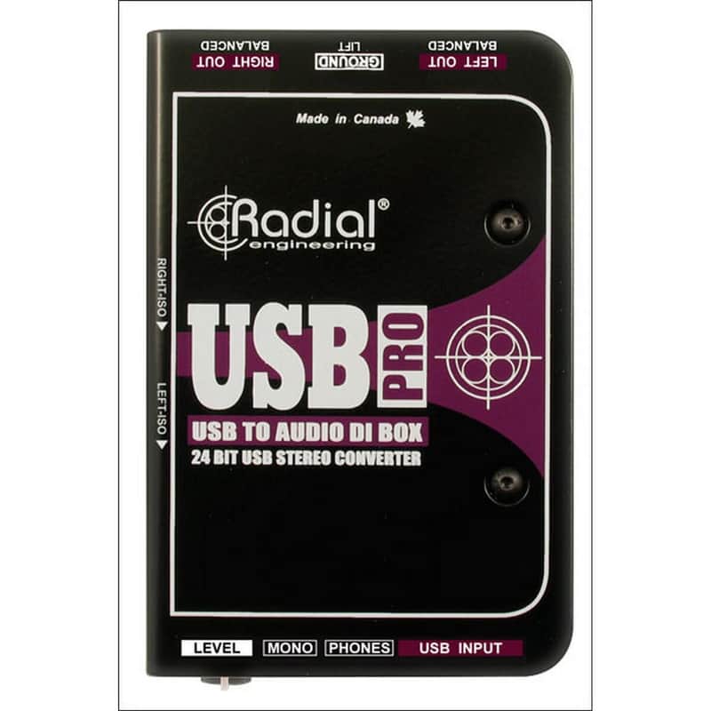 Radial USB-PRO | Stereo USB Laptop Direct Injection Box image 1