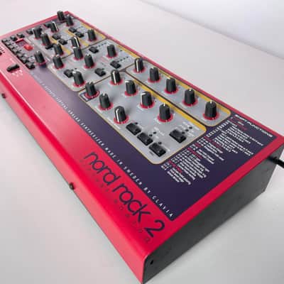 Nord Rack 2 16-Voice Rackmount Virtual Analog Synthesizer 1997 - 2003 - Red image 3