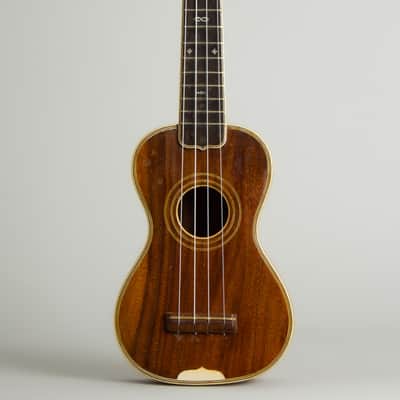 Koa Soprano Ukulele (unlabelled) , c. 1925 image 1