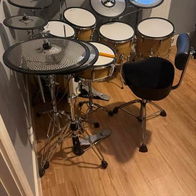 Jobeky Custom Electronic Drum Kit (eDrumin modules) Jobeky 2024 - Pippy Oak Veneer image 4