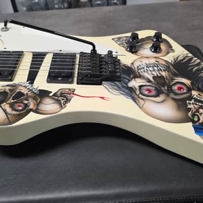ESP The Phoenix Firebird Custom Shop EX IRON MAIDEN ARTIST OWNED TOUR GUITAR Jackson lawsuit headstock! Gibson body! Floyd Rose! image 14