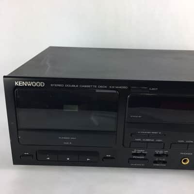Vintage Kenwood KX-W4050 Stereo Dual Cassette Deck Powers On Does Not Engage image 1