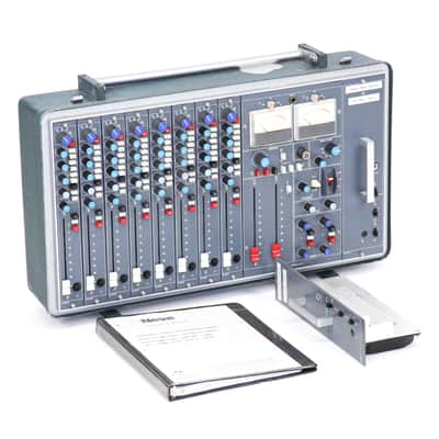 1979 Neve 5422 8x2 Suitcase Mixing Console 34128 Channel Strip Modules Vintage Original Summing Mixer Studio SideCar Complete with PSU Lid & Manual image 4