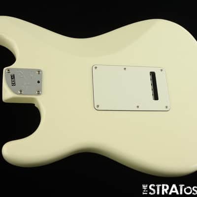American Fender JEFF BECK Strat LOADED BODY Stratocaster Olympic White image 3