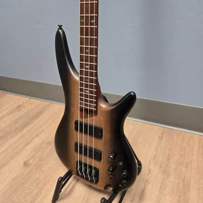 Used Ibanez SR500E 4-String Bass Guitar - Black Dual Fade image 2