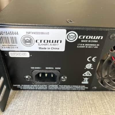 Crown CDi 2|300 DriveCore Power Amplifier Dual Channel 300W DSP - Bench Tested image 2