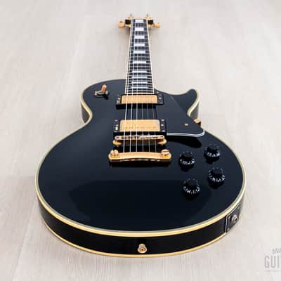 1990 Burny RLC-70 ‘60 Model Vintage Black Beauty Custom w/ VH-1 Pickups, Fernandes Japan image 10