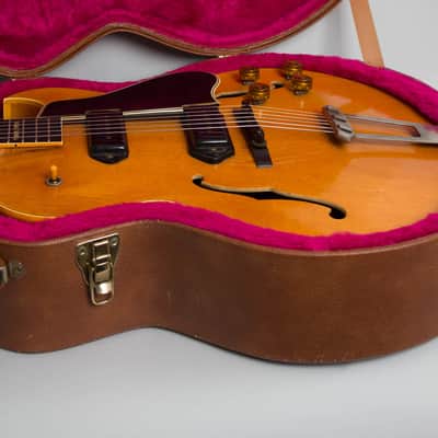 Gibson  ES-175DN Arch Top Hollow Body Electric Guitar (1954), ser. #X8846-19 (FON), brown tolex hard shell case. image 12