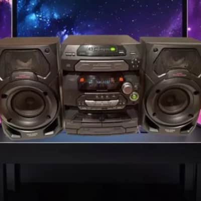Panasonic SA-AK17 5 CD Changer Radio Dual Cassette Deck Stereo