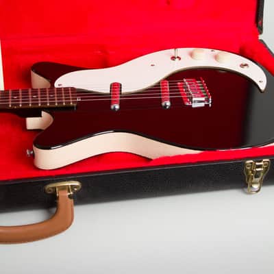 Jerry Jones Neptune Shorthorn Semi-Hollow Body Electric Guitar (2009), ser. #098631, original black hard shell case. image 13