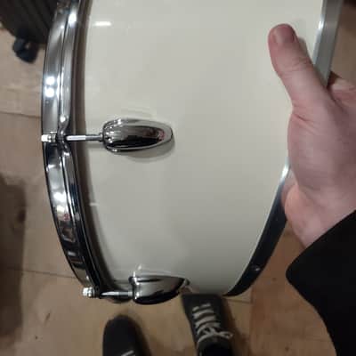 Slingerland 15" Cutaway Marching Tenor Tom Quad - White image 6