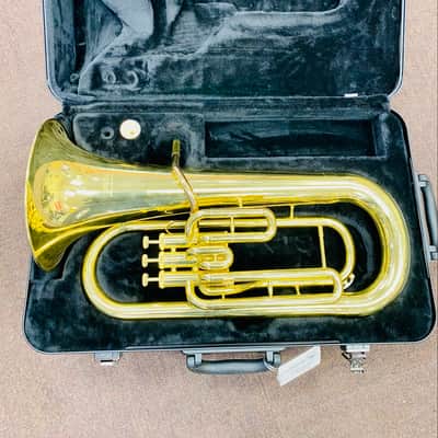 Yamaha YEP201 Bb Baritone Euphonium 3-Valve Piston Front Action W/Case | EXCELLENT CONDITION image 2