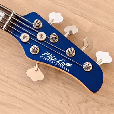 2020 Mike Lull TC5 5-String Bass Custom Blue w/ Nordstrand Pickups & Aguilar Preamp image 4